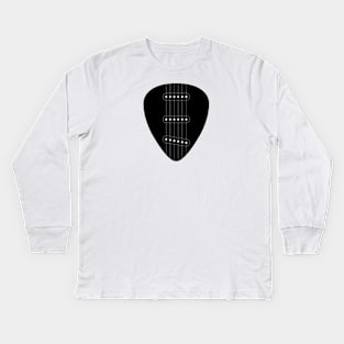 Guitar Pick Pickups Kids Long Sleeve T-Shirt